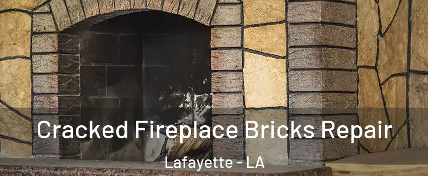  Cracked Fireplace Bricks Repair Lafayette - LA
